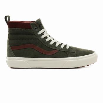 Vans Sk8-Hi MTE - Miesten Korkeavartiset tennarit - Syvä Vihreä